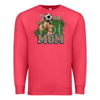Cardinal Soccer Mom Premium Sweatshirt - HowdyJamesFarm