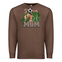 Chestnut Soccer Mom Premium Sweatshirt - HowdyJamesFarm