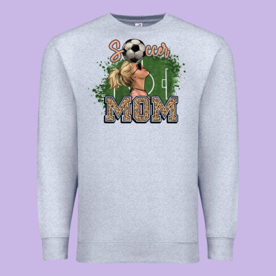 Soccer Mom Premium Sweatshirt Designed By Howdyjamesfarm