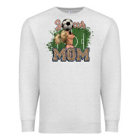 Oatmeal Heather Soccer Mom Premium Sweatshirt - HowdyJamesFarm