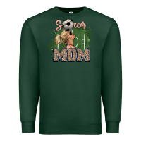 Sports Green Soccer Mom Premium Sweatshirt - HowdyJamesFarm