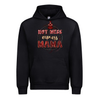 Black Hot mess express mama Mother's Day Urban Hoodie - FaDigitalArtStudio