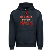 Navy Hot mess express mama Mother's Day Urban Hoodie - FaDigitalArtStudio