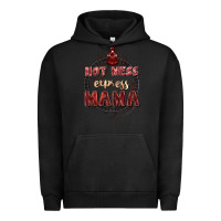 Pigment Black Hot mess express mama Mother's Day Urban Hoodie - FaDigitalArtStudio