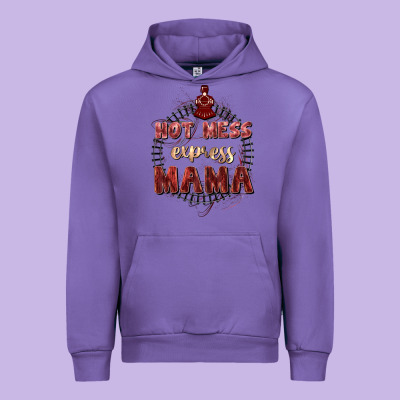Hot Mess Express Mama Mother's Day Urban Hoodie Designed By Fadigitalartstudio