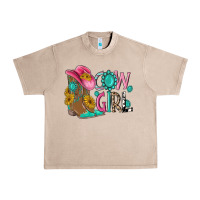 French Oak cow girl western boots Urban Heavy Tee - MaliasSmallBusiness