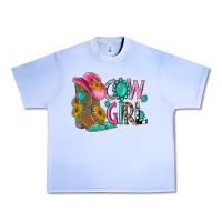 Grape Ice cow girl western boots Urban Heavy Tee - MaliasSmallBusiness