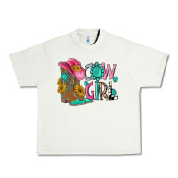 Pistachio cow girl western boots Urban Heavy Tee - MaliasSmallBusiness