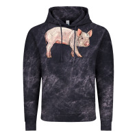 Cloud Black american yorkshire pig  baby Vintage Hoodie - LillyAllenDesigns