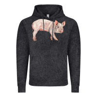 Vintage Black american yorkshire pig  baby Vintage Hoodie - LillyAllenDesigns