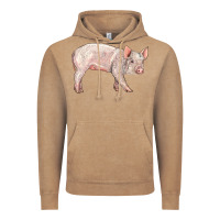 American Yorkshire Pig  Baby Vintage Hoodie | Teevron