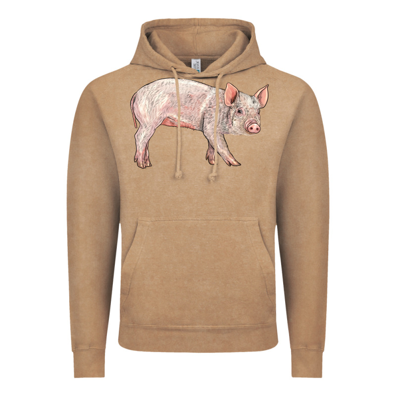 American Yorkshire Pig  Baby Vintage Hoodie by LillyAllenDesigns | Teevron