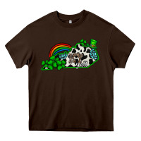 Chocolate Brown kentucky yall Heavy Core Tee - CowhideDigitalArt