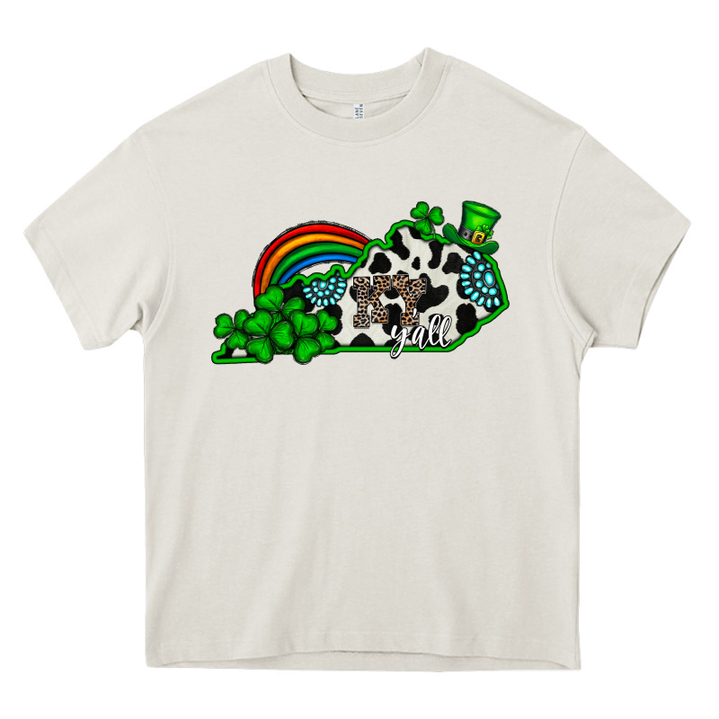 Kentucky Yall Heavy Core Tee by CowhideDigitalArt | Teevron