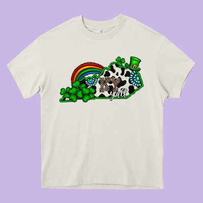 Kentucky Yall Heavy Core Tee Designed By Cowhidedigitalart