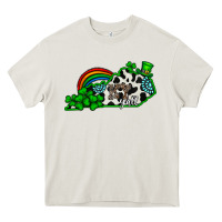 Cream kentucky yall Heavy Core Tee - CowhideDigitalArt