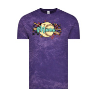Cloud Purple softball mama Vintage Tee - MaliasSmallBusiness