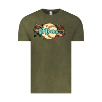 Vintage Olive softball mama Vintage Tee - MaliasSmallBusiness