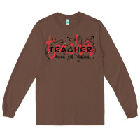Chestnut christmas teacher Long Sleeve Tee - MaliasSmallBusiness