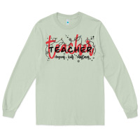Matcha christmas teacher Long Sleeve Tee - MaliasSmallBusiness
