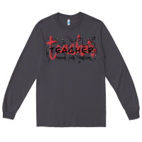 Smoke christmas teacher Long Sleeve Tee - MaliasSmallBusiness