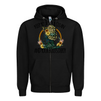 Black Keep Your Soul Clean And Your Boots Dırty Cowgirl Boots Zipper Hoodie - Bettercallsaul