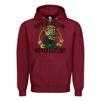 Burgundy Keep Your Soul Clean And Your Boots Dırty Cowgirl Boots Zipper Hoodie - Bettercallsaul
