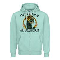 Seafoam Keep Your Soul Clean And Your Boots Dırty Cowgirl Boots Zipper Hoodie - Bettercallsaul