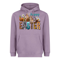 Happy Easter With Cowboy Easter Day Heavyweight Hoodie | Teevron