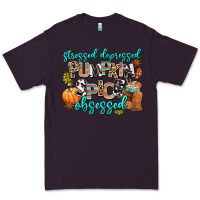 Plum stressed depressed pumpkin spice obsessed Premium Tee - AdoDesignShop