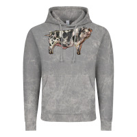 Cloud Rock Spotted Pig Vintage Hoodie - LillyAllenDesigns