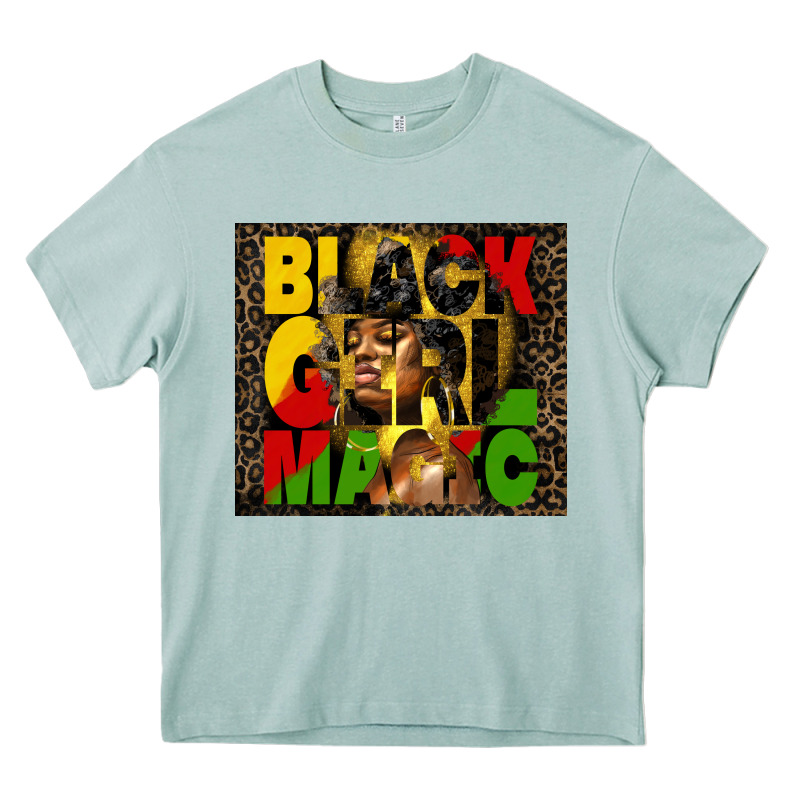 Black Girl Magic Heavy Core Tee by HRA Design Shop | Teevron