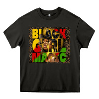 Asphalt black girl magic Heavy Core Tee - HRA Design Shop