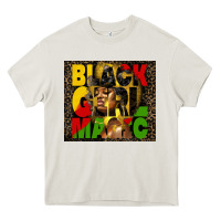 Cream black girl magic Heavy Core Tee - HRA Design Shop