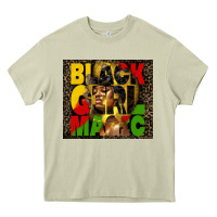Mossy black girl magic Heavy Core Tee - HRA Design Shop
