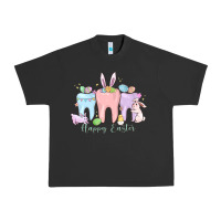 Pigment Black happy easter teeth Urban Heavy Tee - MaliasSmallBusiness