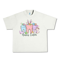 Pistachio happy easter teeth Urban Heavy Tee - MaliasSmallBusiness