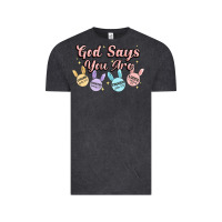 Vintage Black god says you are easter Vintage Tee - MaliasSmallBusiness