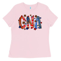 Bubblegum Pink cna america Ladies Tee - RacoonDesign
