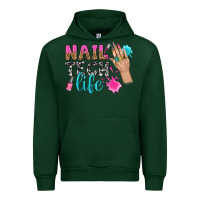 Forest Green nail tech life bbs Urban Hoodie - BundleAndBundleShop