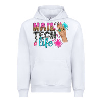 White nail tech life bbs Urban Hoodie - BundleAndBundleShop