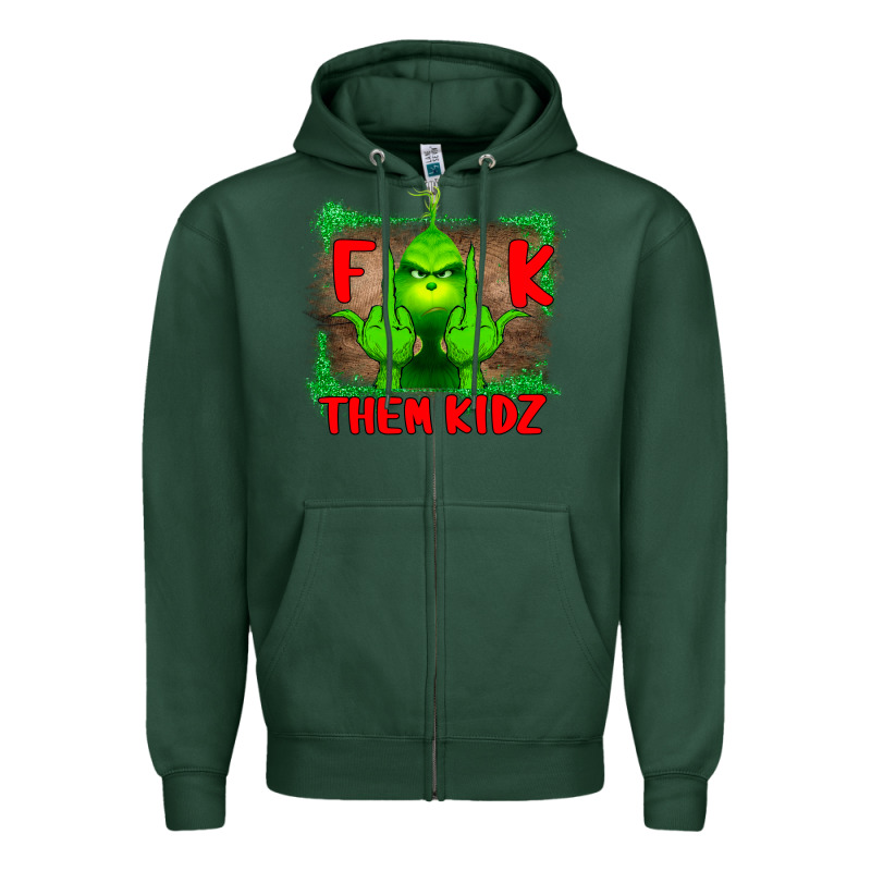Fuck Them Kids Grinch Zipper Hoodie by Bettercallsaul | Teevron