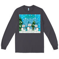 Smoke snowman Long Sleeve Tee - MaliasSmallBusiness