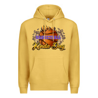 Antique Gold It's a Basketball kinda day Premium Hoodie - HowdyJamesFarm