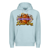 Blue Mist It's a Basketball kinda day Premium Hoodie - HowdyJamesFarm