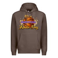 Coffee It's a Basketball kinda day Premium Hoodie - HowdyJamesFarm
