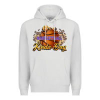 Dove Grey It's a Basketball kinda day Premium Hoodie - HowdyJamesFarm