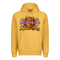Mustard It's a Basketball kinda day Premium Hoodie - HowdyJamesFarm