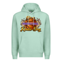 Seafoam It's a Basketball kinda day Premium Hoodie - HowdyJamesFarm