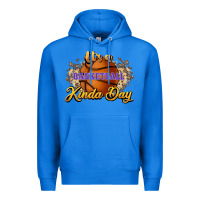 True Royal It's a Basketball kinda day Premium Hoodie - HowdyJamesFarm